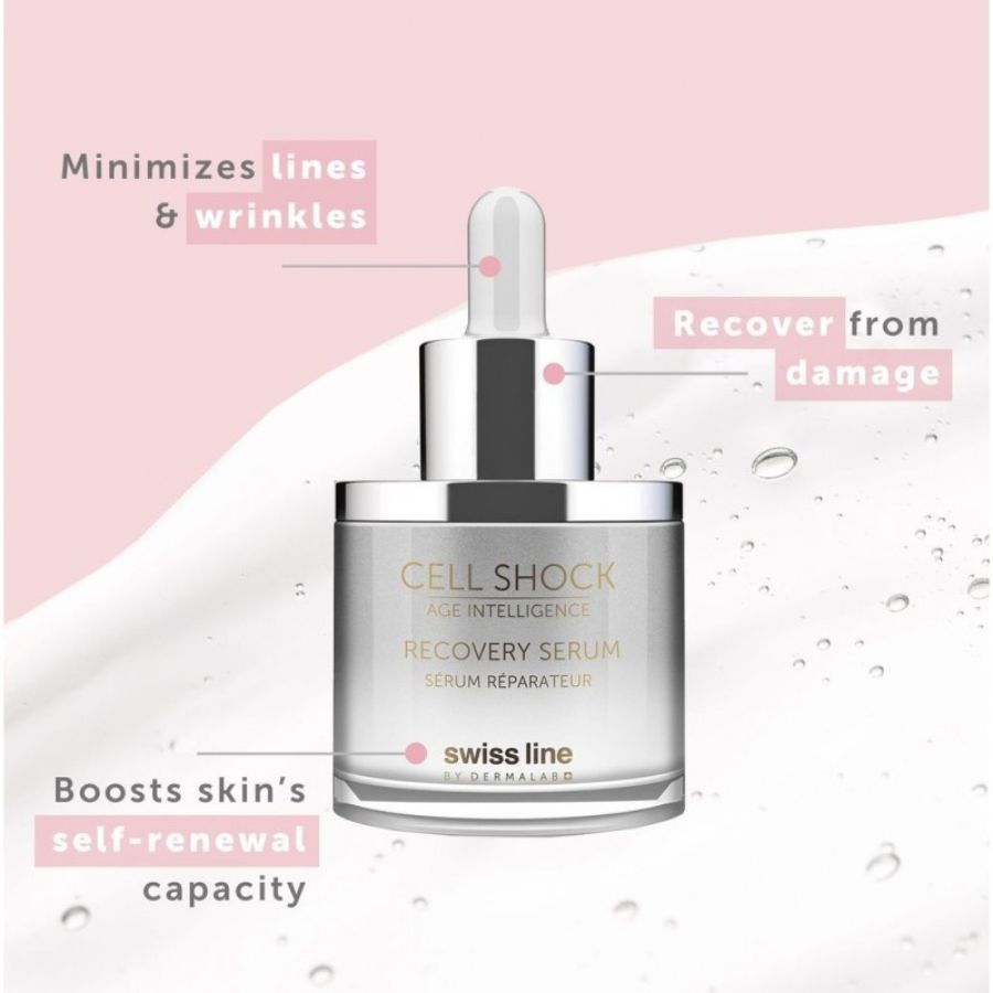 Swissline Thế Hệ III Age Intelligence Recovery Serum trị mụn và ngăn ngừa lão hoá da hiệu quả. 